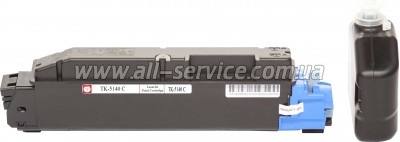 �����-�������� BASF Kyo�era Mita ECOSYS M6030cdn/ TK-5140 ������ 1T02NRCNL0 Cyan (BASF-KT-TK5140C)