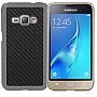  Utty PC+Carbon fibre PU  Samsung Galaxy J1 SM-J120 Black (207308)