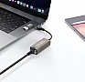 ������� USB-C + USB A to RJ45 Ethernet 100Mbps XO (HUB018.black)