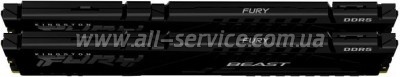     DDR5 16GB (2x8GB) 5600 MHz Beast Kingston Fury (ex.HyperX) (KF556C36BBEK2-16)