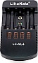     Liitokala 4 Slots, LED, Li-ion/ Ni-MH/ Ni-Cd/ AA/ A/ AAAA/  (Lii-NL4)