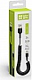 ���� ������ USB 2.0 AM to Micro 5P 1.0m spiral black ColorWay (CW-CBUM051-BK)