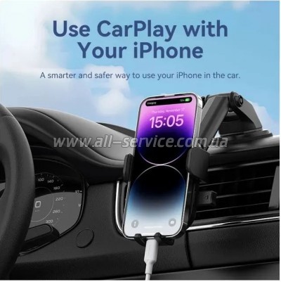 ���� ������ USB 2.0 AM to Lightning 1.0m 2.4A black Vention (LAMBF)