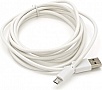 ���� ������ USB 2.0 AM to Micro 5P 2.0m white Voltronic (USB2AMMicW/05104)