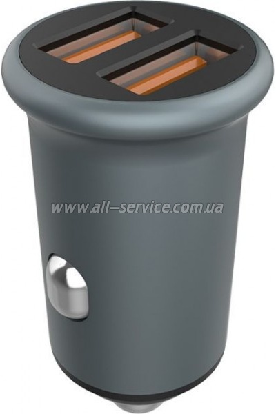   ColorWay 2USB Quick Charge 3.0 Gray (CW-CHA036Q-GR)