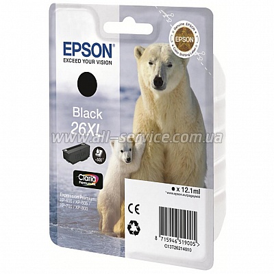  26XL Epson XP600/ 605/ 700 photo black (C13T26314012)