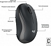  Logitech M240 Silent Bluetooth Graphite (910-007119)