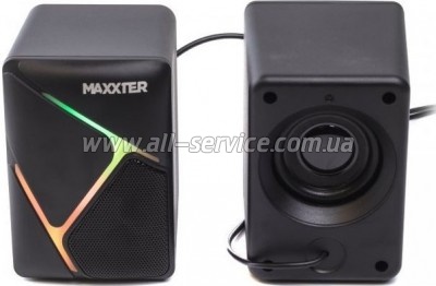   Maxxter CSP-U004RGB USB Black (CSP-U004RGB)