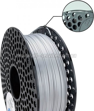 ������� ��� 3D-�������� AzureFilm PLA SILK 1,75mm 1kg Silver (FL171-9007)