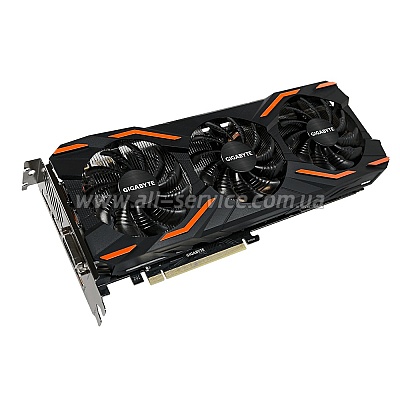 Видеокарта Gigabyte GeForce GTX1080 8GB GDDR5X WINDFORCE OC (GV-N1080WF3OC-8GD) Видеокарта Gigabyte GeForce GTX1080 8GB GDDR5X WINDFORCE OC (GV-N1080WF3OC-8GD)