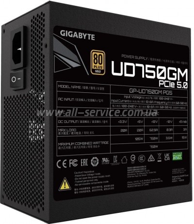   GIGABYTE 750W (GP-UD750GM PG5)