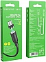 ���� ������ USB 2.0 AM to Micro 5P 1.0m 2.4A magnetic BX41 black BOROFONE (6931474738455)