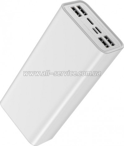   Baseus Amblight Digital Quick 30000mAh 65W, White (PPLG000102)