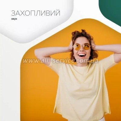  Canyon Hexagon 7 TWS ANC+ENC Wireless Charge Black/Yellow (CNS-TWS7BY)