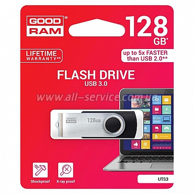  Goodram 16GB Twister Black USB 3.0 (UTS3-0160K0R11)