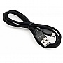   USB 2.0 AM to Micro 5P nylon 1m black Vinga (VCPDCMBN21BK)