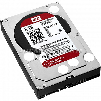  6TB WD 3.5 SATA 3.0 64MB Red (WD60EFRX)