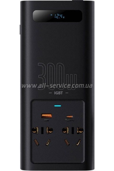   12V/220V 300W IGBT Baseus In-car Inverter Baseus (CGNB010101)