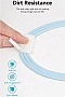 ���� ������ USB-C to USB-C 1.0m USB2.0 100W (20V/5A) Light Blue Silicone Vention (TAWSF)