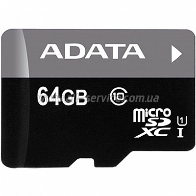   64GB ADATA MICROSDXC UHS-I CLASS10 (AUSDX64GUICL10-R)