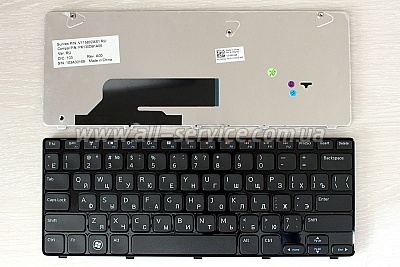 Клавиатура NB DELL Inspiron Mini 1120 1121 1122 M101 M101z M102 M102z BLACK FRAME BLACK RU Клавиатура NB DELL Inspiron Mini 1120 1121 1122 M101 M101z M102 M102z BLACK FRAME BLACK RU