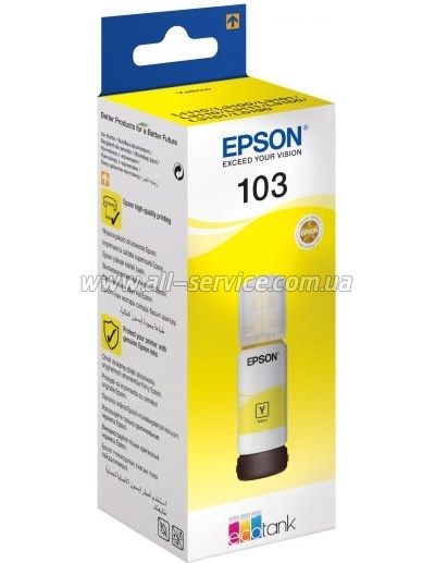 ��������� Epson 103 Epson L3100/ 3110/ 3150 yellow (C13T00S44A)