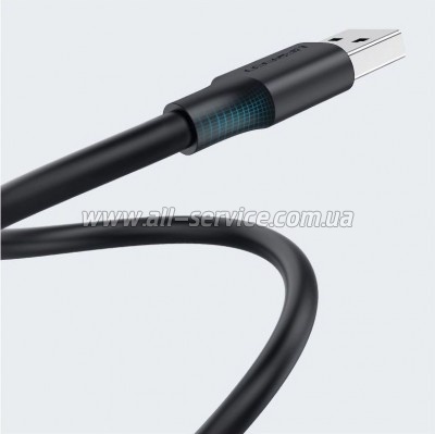 ���� ������ USB 2.0 AM/AM 2.0m US102 black Ugreen (10311)