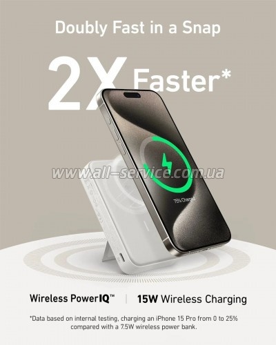 ������� ������������� Anker 10000mAh MagGo PD 27W white (A1654G21)