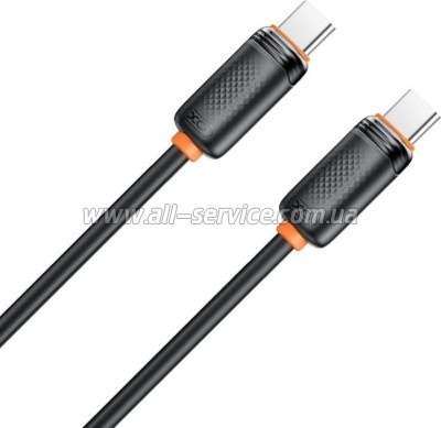 ���� ������ USB-C to USB-C 1.0m 27W black XO (XO-CB-300CC-BK)