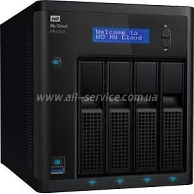   WD 0-32TB 4x3.5 My Cloud Pro Series PR4100 (WDBNFA0000NBK-EESN)