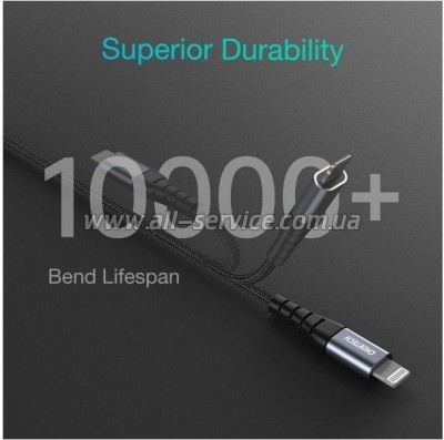 ���� ������ USB-C to Lightning 2.0m MFI Choetech (IP0041-BK)