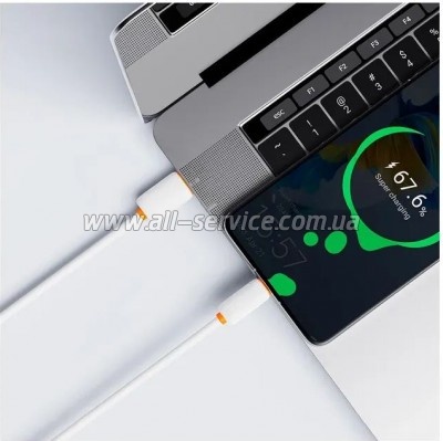 ���� ������ USB 2.0 AM to USB-C 1.0m 3A white XO (NB302-AC.white)