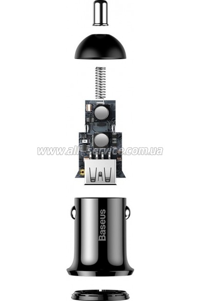 �������� ������� Baseus Grain Pro Car USB Black (CCALLP-01)