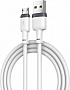 ���� ������ USB 2.0 AM to Micro 5P 1.0m 2.1A silicone white XO (NB208-M-WH)