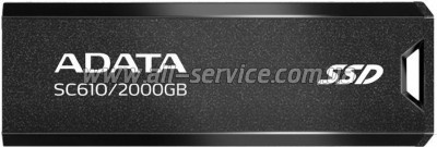  SSD USB 3.2 2TB SD610 ADATA (SC610-2000G-CBK/RD)