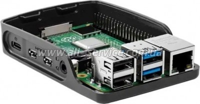     Raspberry Pi RPi 4 Official Case Black/Grey (OFI051)