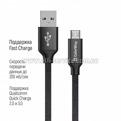   USB 2.0 AM to Micro 5P 2.0m mint Colorway (CW-CBUM009-MT)