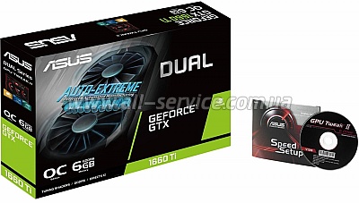 ���������� ASUS GeForce GTX1660TI DUAL OC (DUAL-GTX1660TI-O6G)