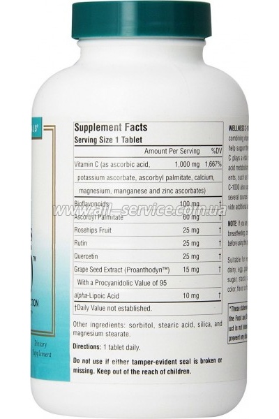  Source Naturals  -1000, Wellness, 50  (SN1031)