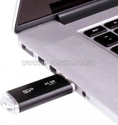  Silicon Power 64GB USB 3.0 Blaze B02 Black (SP064GBUF3B02V1K)