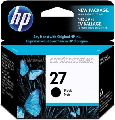 �������� HP �27 DJ332x/ 342x black C8727AE