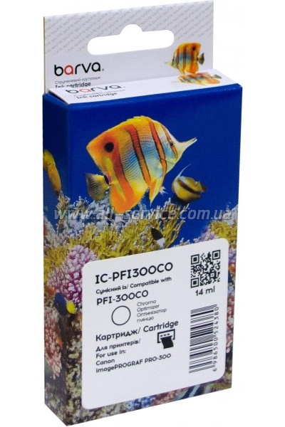Картридж Barva Canon PFI-300CO/ 4201C001 gloss optimizer (IC-PFI300CO) Картридж Barva Canon PFI-300CO/ 4201C001 gloss optimizer (IC-PFI300CO)