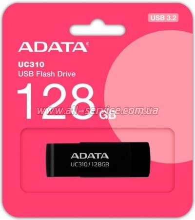  ADATA 128GB UC310 USB 3.2 Black (UC310-128G-RBK)