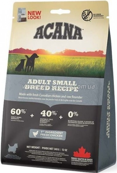     ACANA Adult Small Breed Recipe 340  (0064992523350)