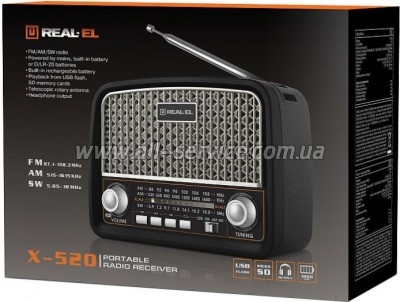  REAL-EL X-520 Black