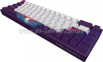  Dark Project Sunrise PBT RGB Mech G3MS Sapphire USB Violet/White (DPP68_GSH_SUNR_ANSI_UA)