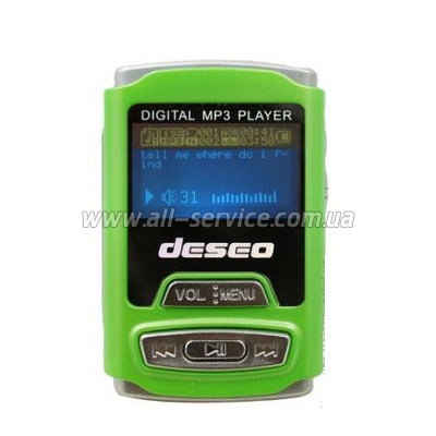 MP3  TakeMS Deseo 2Gb green (TMS2GMP3-DESEO-G)