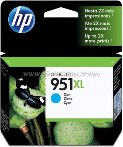  HP 951XL Officejet Pro 8100 N811a/ N811d Cyan (CN046AE)