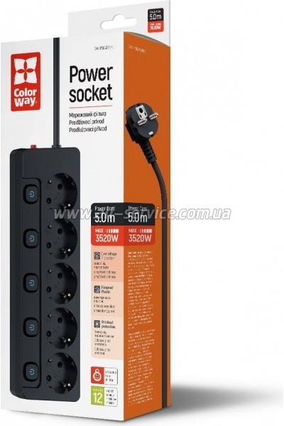  ColorWay CW-PSEA55SBK 5  5 (CW-PSEA55SBK)