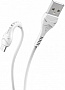 Дата кабель USB 2.0 AM to Micro 5P 1.0m 2.4A PVC X37 white HOCO (6931474710505) Дата кабель USB 2.0 AM to Micro 5P 1.0m 2.4A PVC X37 white HOCO (6931474710505)
